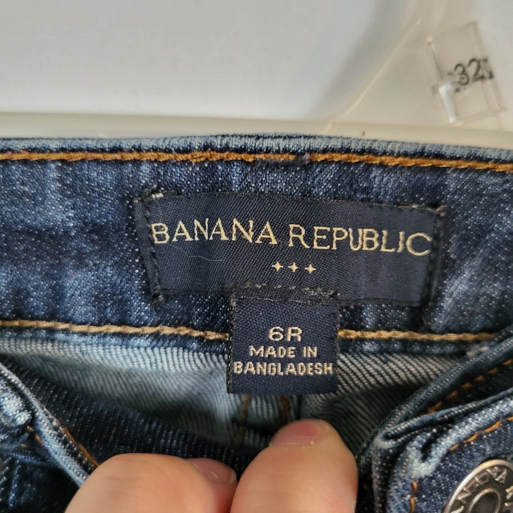 Banana Republic Womens Dark Wash Boot Cut 6R NWT - Picture 5 of 10